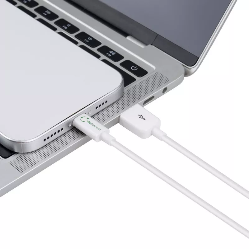 MicroConnect ECO-LIGHTNING1 USB-A į Lightning laidas 1 m baltas