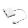 USB-C į dvigubą USB-C adapteris j5create JCA164-N 3840x2160 240Hz