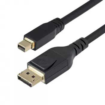 StarTech.com 10ft (3m) Mini DisplayPort į DisplayPort 1.4 laidas - 8K 60Hz/4K 120Hz HBR3 HDR, UHD mDP į DP 1.4 laidas, itin didelės raiškos monitoriaus/vaizdo laidas