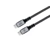 CONCEPTRONIC USB-C į USB-C laidas ETTA07B12 — USB 3.2 Gen 2x2, 1,2 m, 20 Gbps, PD 3.0 100W (20V/5A), 4K60Hz, juodas, E‑Mark
