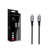 CONCEPTRONIC USB-C į USB-C laidas ETTA07B12 — USB 3.2 Gen 2x2, 1,2 m, 20 Gbps, PD 3.0 100W (20V/5A), 4K60Hz, juodas, E‑Mark