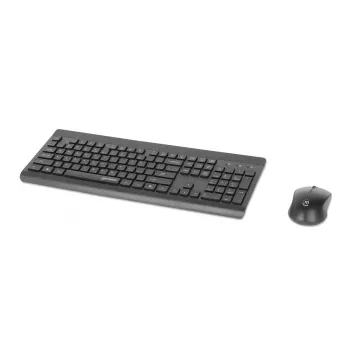 Belaidis klaviatūros ir pelės rinkinys Manhattan 180771, QWERTY, juodas