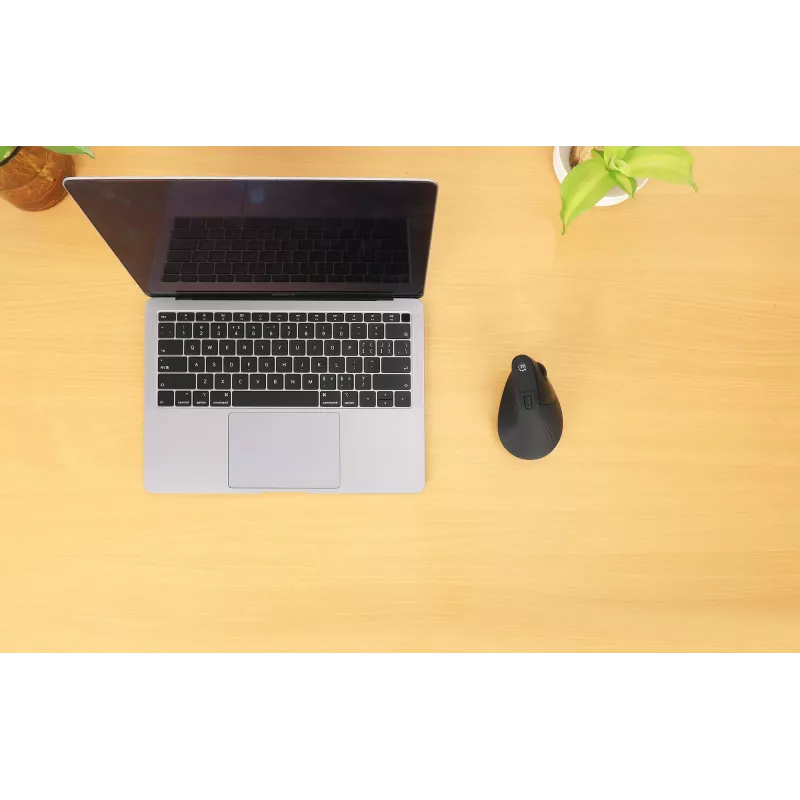 Belaidė vertikali ergonominė pelė Manhattan, RF, dešinei rankai