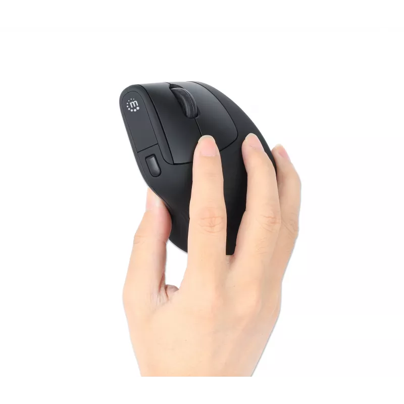 Belaidė vertikali ergonominė pelė Manhattan, RF, dešinei rankai