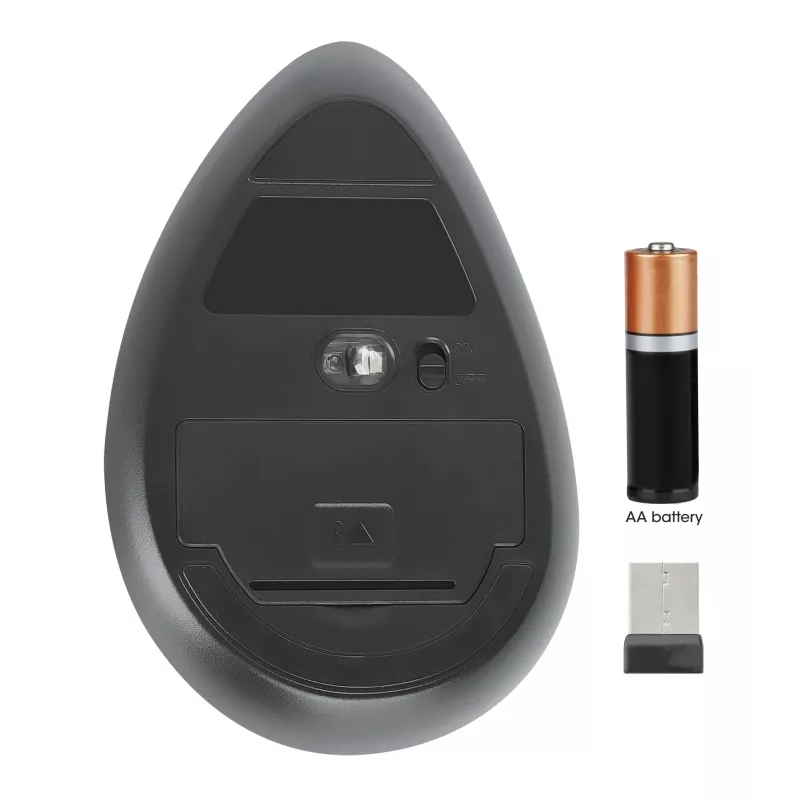Belaidė vertikali ergonominė pelė Manhattan, RF, dešinei rankai