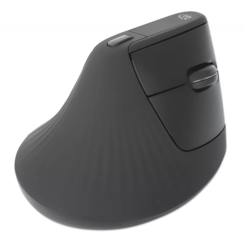 Belaidė vertikali ergonominė pelė Manhattan, RF, dešinei rankai