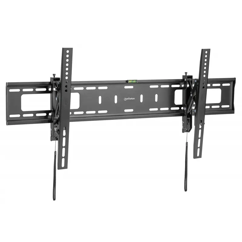 Manhattan TV ir monitoriaus laikiklis nuo vagystės sieninis pasukamas 43-100 juodas VESA 200x200 iki 800x400 mm iki 75 kg
