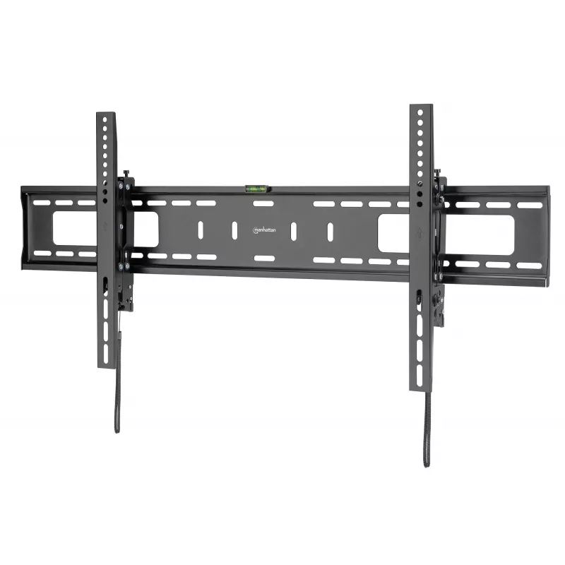 Manhattan TV ir monitoriaus laikiklis nuo vagystės sieninis pasukamas 43-100 juodas VESA 200x200 iki 800x400 mm iki 75 kg