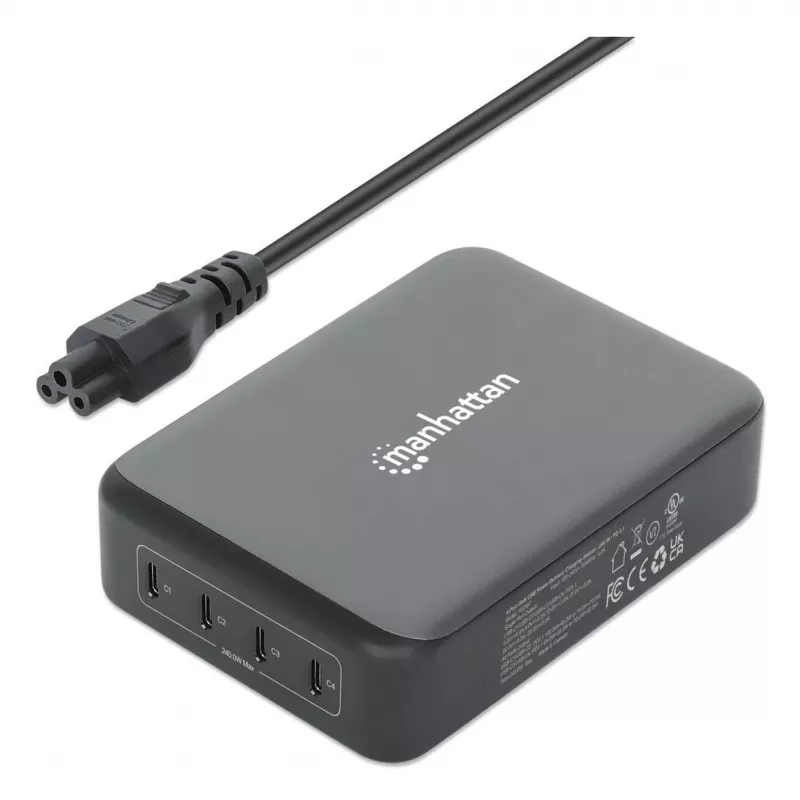 Kroviklis Manhattan Four USB-C PD 140W vienam prievadui, 240W bendrai