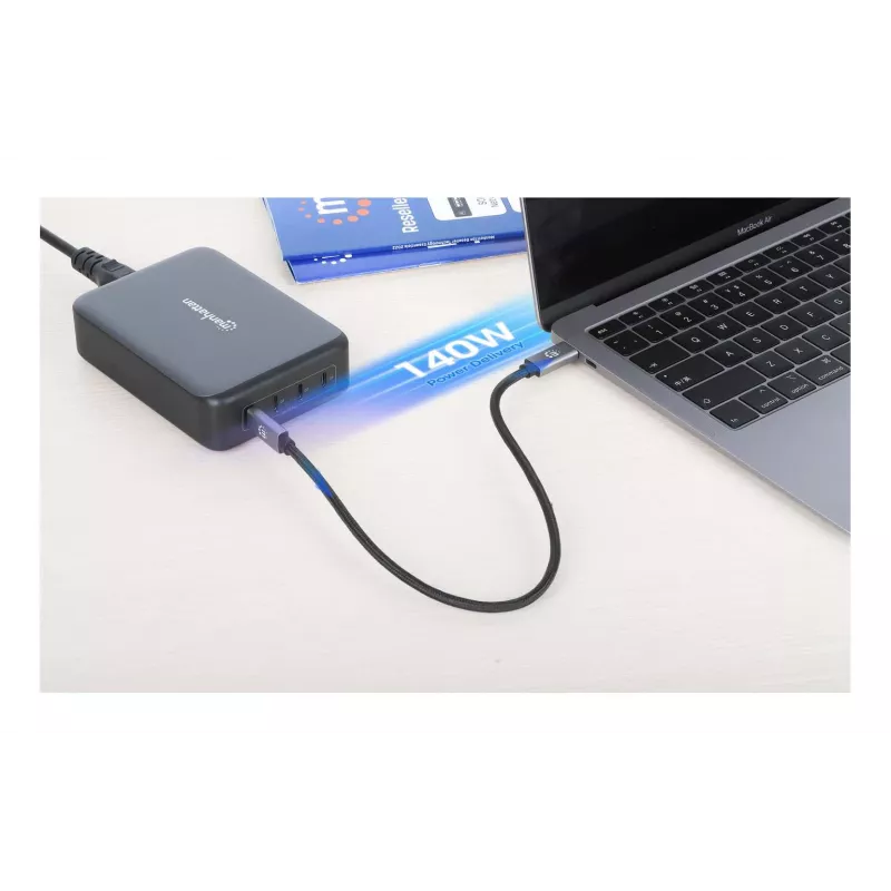 Kroviklis Manhattan Four USB-C PD 140W vienam prievadui, 240W bendrai