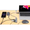 USB-C ir USB-A jungčių šakotuvas Manhattan 4 prievadai 5 Gbps aliuminis