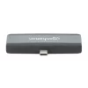 Manhattan 190404 USB-C PD į HDMI mobili 4 viename doko stotelė, USB 3.2 Gen 2, 10 Gbit/s, 4K, 100 W PD, pilka