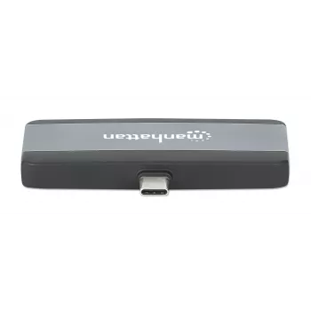 USB-C kelioninis dokas Manhattan 190404 4 prievadai HDMI USB-A USB-C 3.5 mm