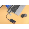 Manhattan 190404 USB-C PD į HDMI mobili 4 viename doko stotelė, USB 3.2 Gen 2, 10 Gbit/s, 4K, 100 W PD, pilka