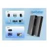 HDMI jungiklis 3x1 MANHATTAN 18G automatinis rankinis IR nuotolinio valdymo pultas juodas