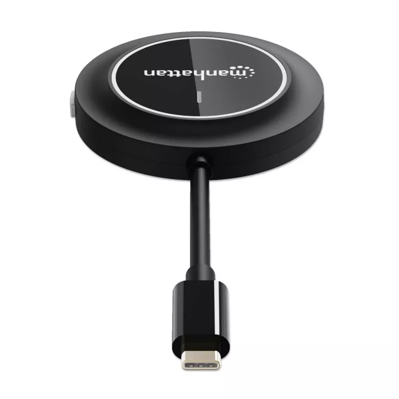 Belaidis AV siųstuvas Manhattan 208437 1920x1080 30m USB Type-C