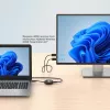 AV siųstuvas Manhattan 208444 juoda 1920x1080 30m belaidis USB-C