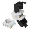 Keystone lizdas Cat.6A neekranuotas beįrankis, EQUIP 769227, RJ-45, plokščios konstrukcijos, baltas, 8 vnt.