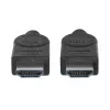 HDMI laidas Manhattan HDMM3M 4K@30Hz 3m Vyriškas-Vyriškas Juodas