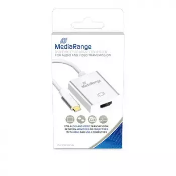 USB grafikos adapteris MediaRange MRCS194 4096 x 3112 pikseliai sidabrinis