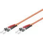 Microconnect FIB1120005-2 šviesolaidinis kabelis ST 0,5 m oranžinis