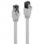 Tinklo kabelis Lindy 0,5 m Cat.8.1 RJ-45 S/FTP pilkas