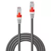 Lindy 0,3 m Cat.6A S/FTP tinklo kabelis, LSZH, pilka