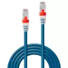 Tinklo kabelis Lindy Cat.6A S/FTP 7,5 m RJ-45 mėlynas