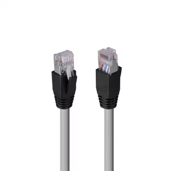 Tinklo laidas Lindy Cat.6A U/FTP LSZH, vientisa gysla, 60 m, pilkas, RJ-45