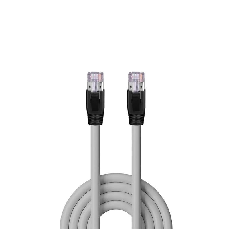 Tinklo laidas Lindy Cat.6A U/FTP LSZH, vientisa gysla, 60 m, pilkas, RJ-45