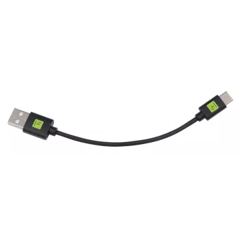 Techly ICOC MUSB20-CMAM01T USB kabelis USB 2.0 0.1 m USB A USB C Juoda