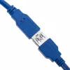 Techly ilginimo USB 3.0 laidas A kištukas / A lizdas 1 m mėlynas ICOC U3-AA-10-EX