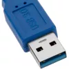 Techly ilginimo USB 3.0 laidas A kištukas / A lizdas 1 m mėlynas ICOC U3-AA-10-EX