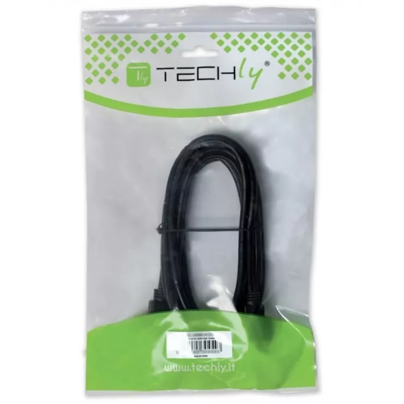 Techly USB 2.0 kabelis A kištukas / Mini B kištukas 90° 1,8 m juodas ICOC MUSB-AA-018ANG