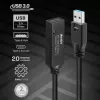 Lindy 20 m USB 3.0 aktyvus prailginimo kabelis USB A – USB C
