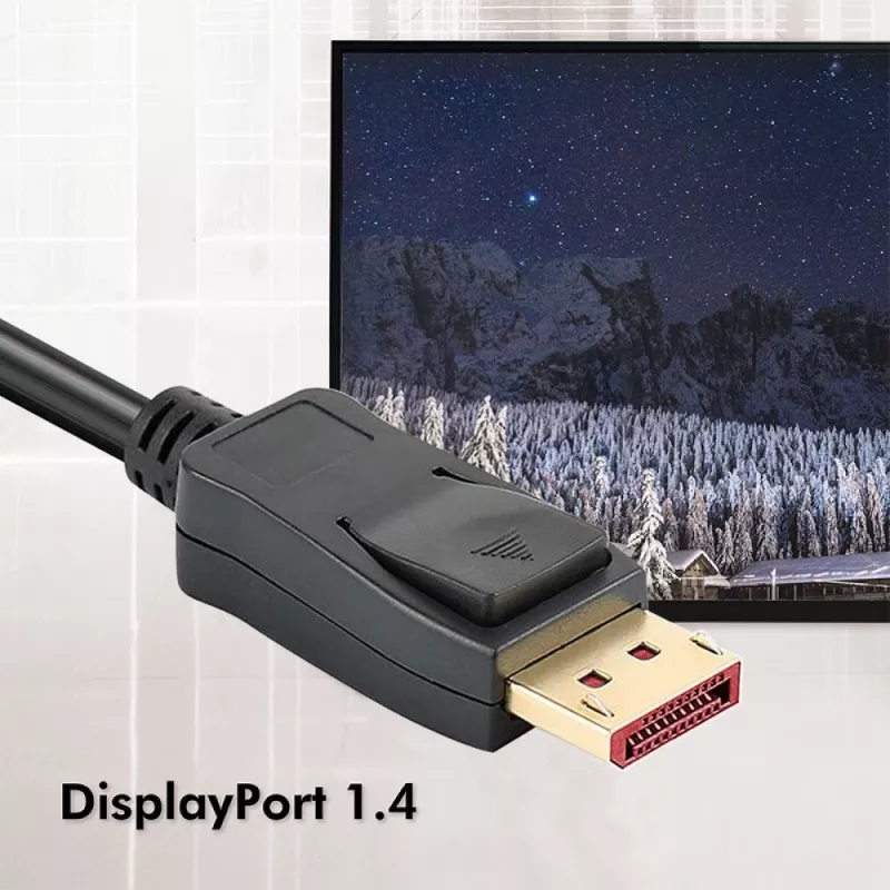 Techly ICOC DSP-A14-030NT DisplayPort kabelis 3 m Juodas