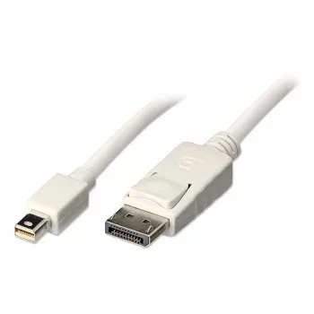 Lindy 2 m Mini DisplayPort į DisplayPort laidas, baltas