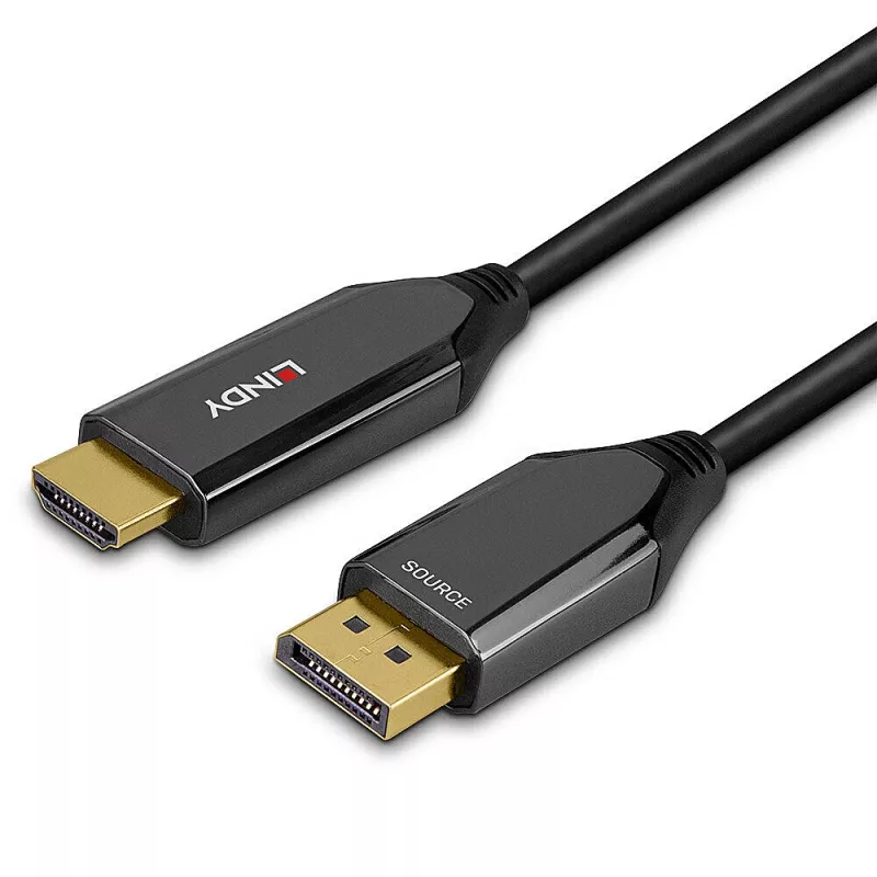 Lindy 1m aktyvus DisplayPort 1.4 į HDMI 8K60 laidas
