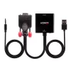 VGA ir garso į HDMI keitiklis Lindy 38284