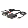 VGA ir garso į HDMI keitiklis Lindy 38284