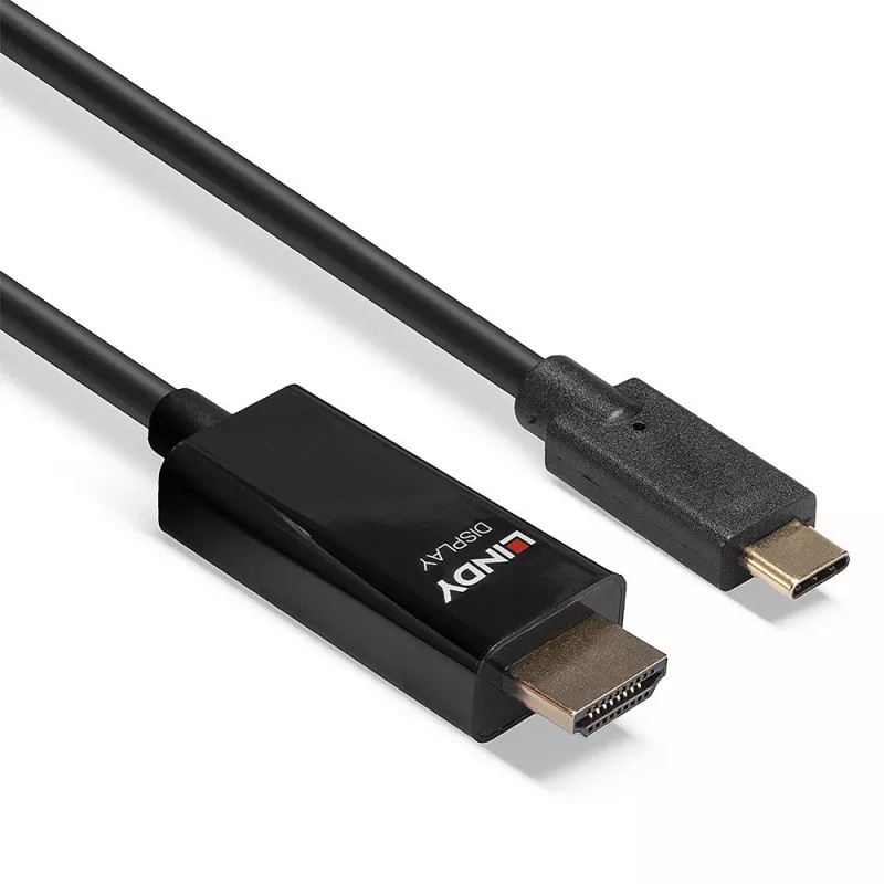 Lindy 5 m USB Type C į HDMI 4K60 adapterio laidas su HDR