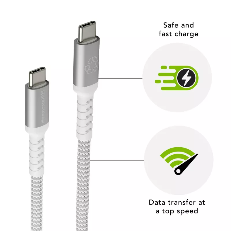 dbramante1928 re-charge Pro - BRD laidas 2,5 m USB-C į USB-C 100W-W