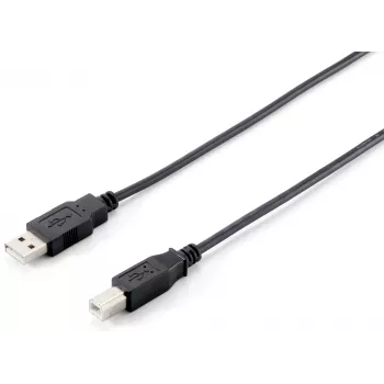 USB 2.0 laidas Type A – Type B Equip 128860 1,8 m juodas