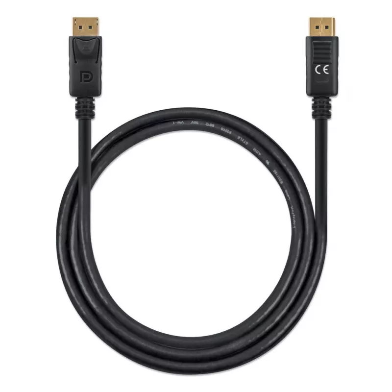 DisplayPort kabelis Manhattan DP14MM1M 8K@60Hz 1m Vyriškas į Vyrišką