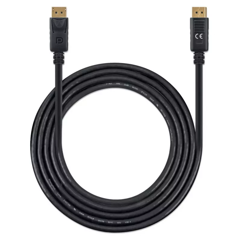 Manhattan DisplayPort 1.4 laidas 8K@60Hz 2m PVC Vyriškas į Vyrišką