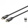 HDMI kabelis su Ethernet Manhattan 8K@60Hz 2m pintas Kištukas-Kištukas Juodas