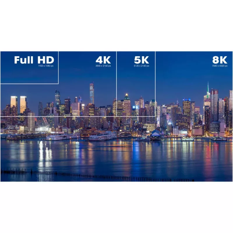 HDMI kabelis su Ethernet Manhattan 8K@60Hz 2m pintas Kištukas-Kištukas Juodas