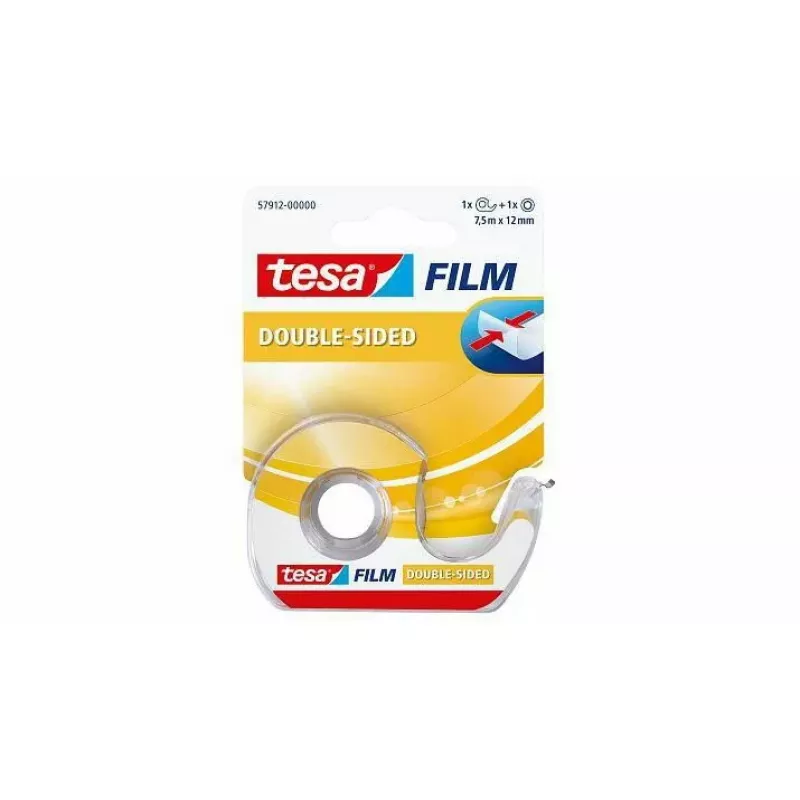 Lipni juosta Tesa 57912 permatoma 7,5 m 12 mm su dozatoriumi