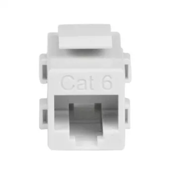 StarTech.com baltas Cat6 RJ45 kištukinis jungtis tinklo jungiklis - F/F