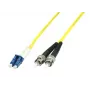 Microconnect FIB411007 šviesolaidinis kabelis 7 m LC ST geltonas